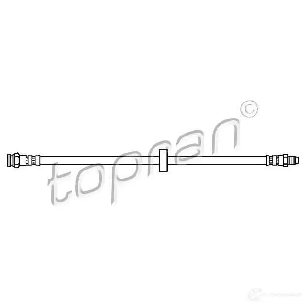 Тормозной шланг TOPRAN 2448574 720918 K 46PFI