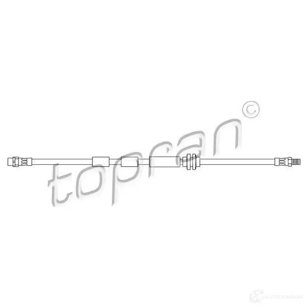 Тормозной шланг TOPRAN 2445835 501127 PDWKC 3 изображение 0