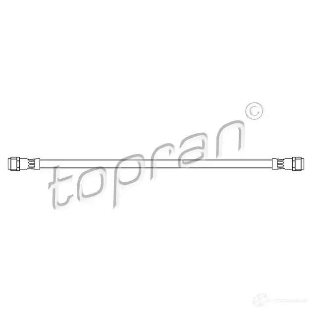 Тормозной шланг TOPRAN W4T ML 2443480 400424 изображение 0