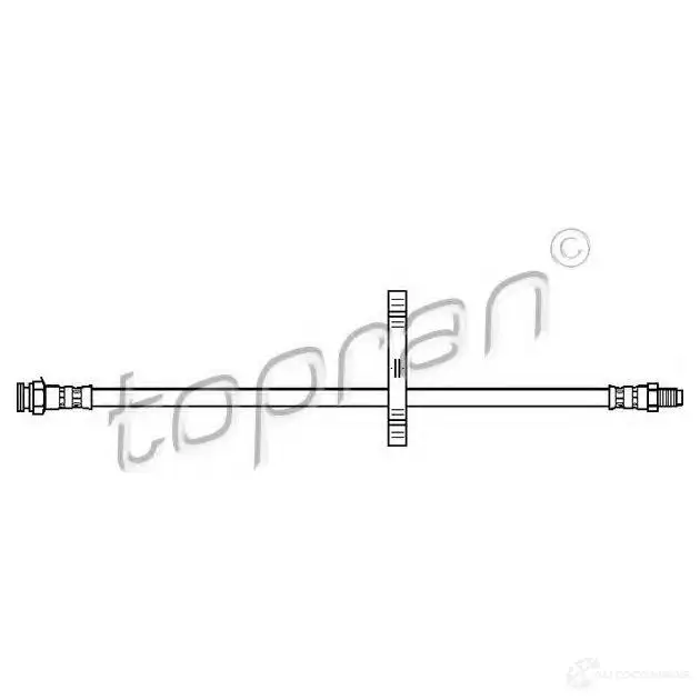 Тормозной шланг TOPRAN 720912 1423576169 TKIH1 B изображение 0