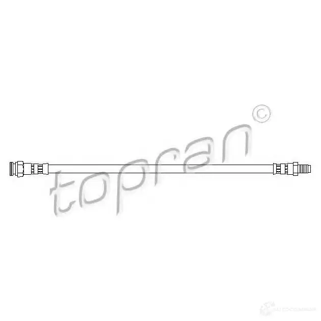 Тормозной шланг TOPRAN G3D 21 720911 2448569 изображение 0