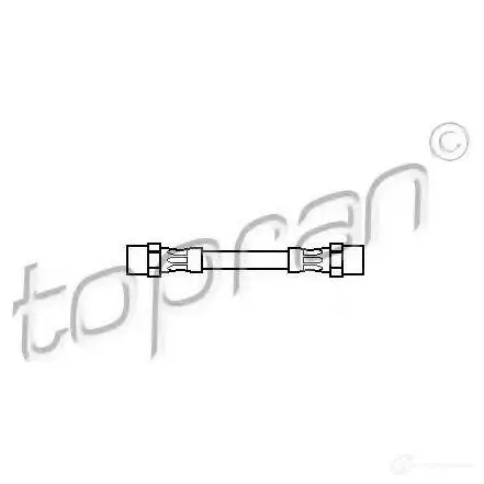 Тормозной шланг TOPRAN 1423576102 L9 UEO 500990 изображение 0