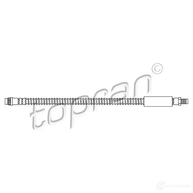 Тормозной шланг TOPRAN 700267 2447340 5YHNE D