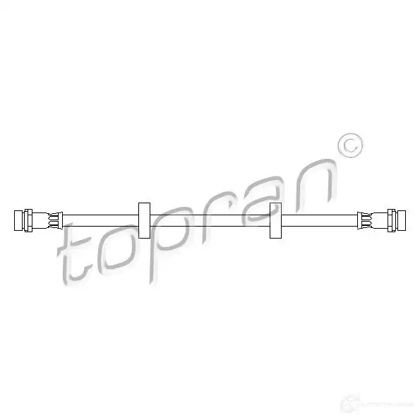 Тормозной шланг TOPRAN CFXQ Z 300552 2441913 изображение 0