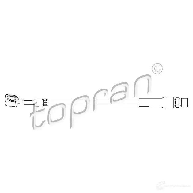 Тормозной шланг TOPRAN 2439710 1PGZ U 200915 изображение 0