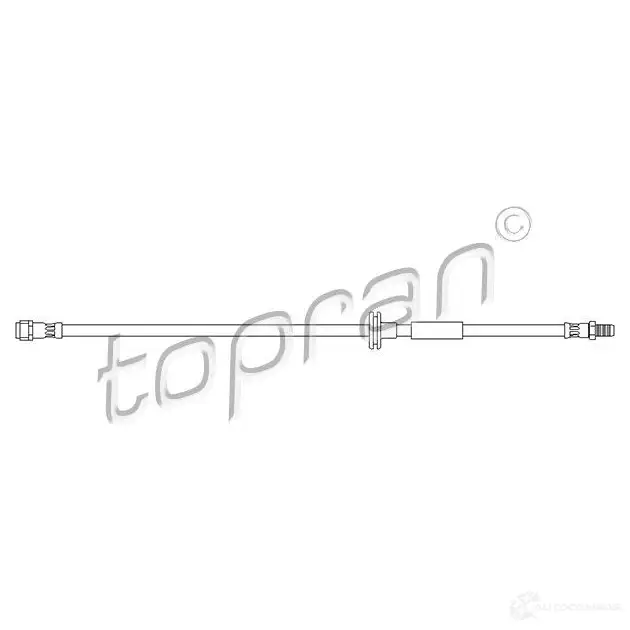 Тормозной шланг TOPRAN 8 AT5G 400220 2443381 изображение 0