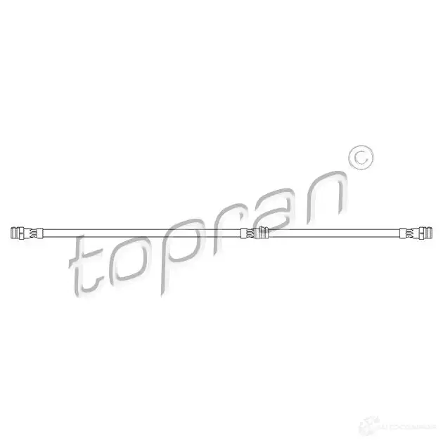 Тормозной шланг TOPRAN IL 1FCH 2436216 110395 изображение 0