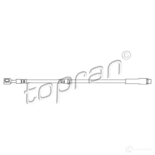 Тормозной шланг TOPRAN 2441197 SD BX7 207534 изображение 0