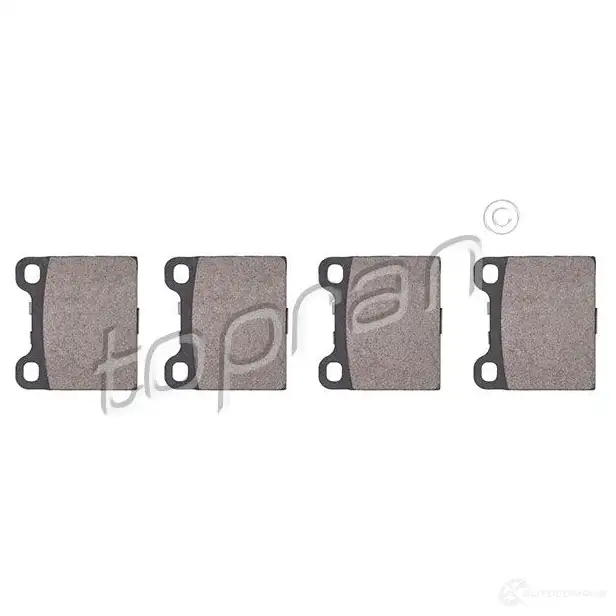 Тормозные колодки, комплект TOPRAN AKFPHFJ 2 1035 2443474 400416