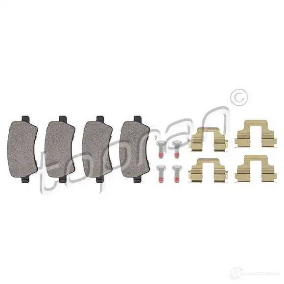 Тормозные колодки, комплект TOPRAN 304763 ADRHSG 24 496 1194171398
