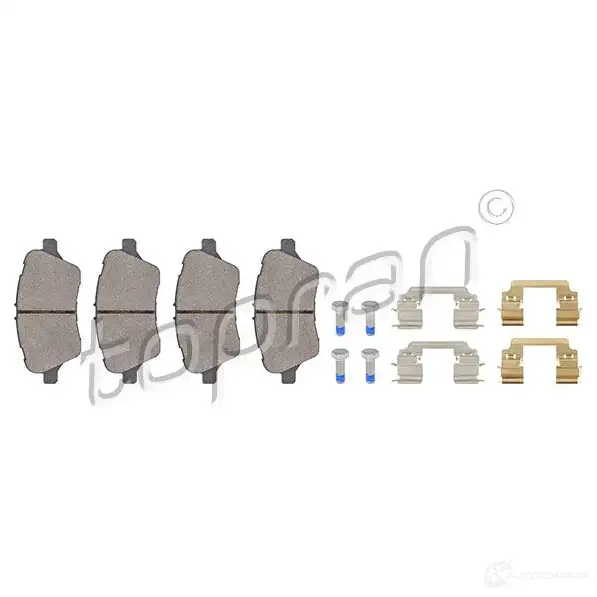 Тормозные колодки, комплект TOPRAN 1194171385 304403 2 5134 25135