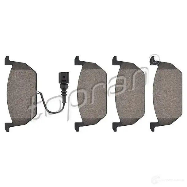 Тормозные колодки, комплект TOPRAN 2439196 115814 22 035 22036