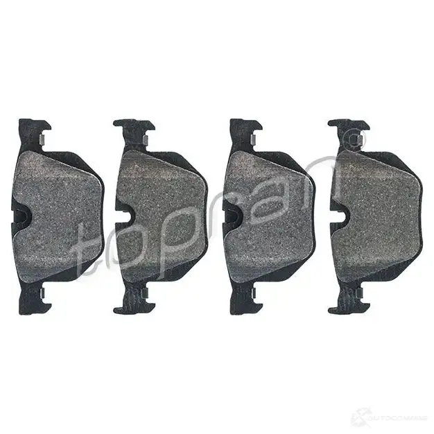 Тормозные колодки, комплект TOPRAN 502034 VL ZSL4T 2446473