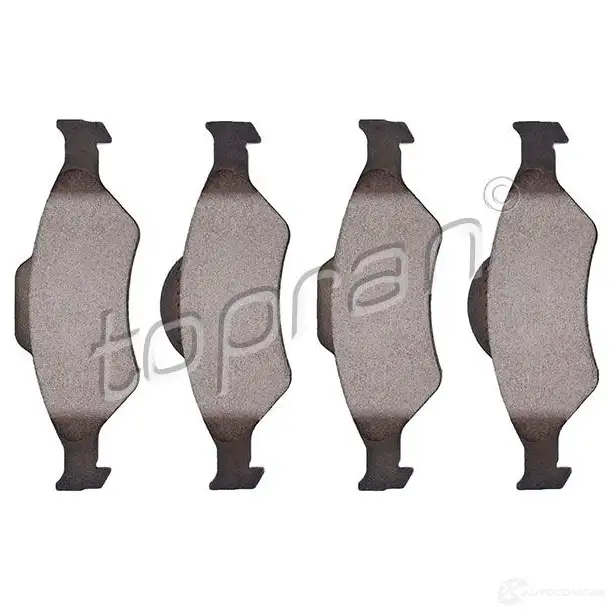 Тормозные колодки, комплект TOPRAN 23201 2442246 301891 2320 0 изображение 0
