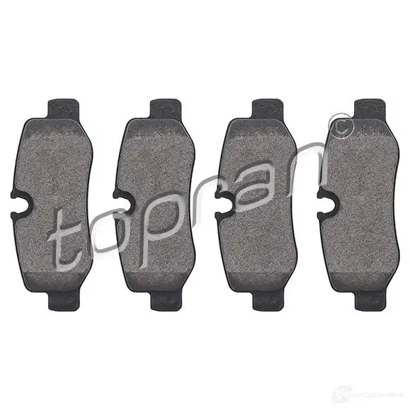 Тормозные колодки, комплект TOPRAN 409326 FO2VB 2 2101 1194171645 изображение 0