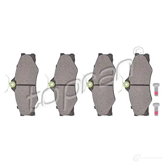 Тормозные колодки, комплект TOPRAN 103288 2 0979 2433934 2EUEPY