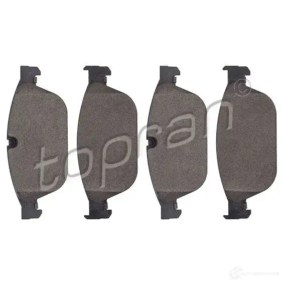 Тормозные колодки, комплект TOPRAN 251 60 25161 116918 1425025615