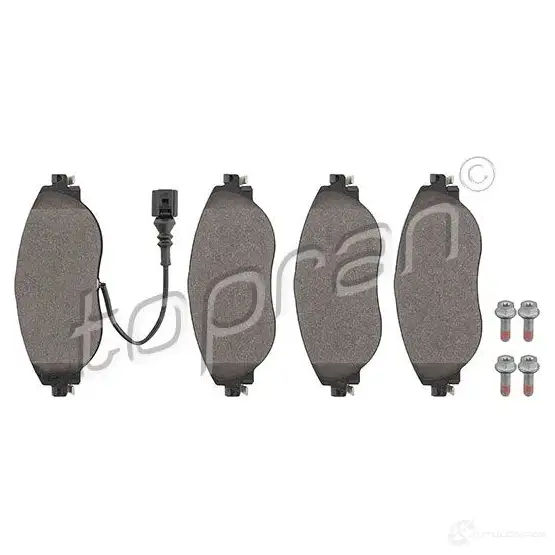 Тормозные колодки, комплект TOPRAN 1437929526 WK KJA 116890