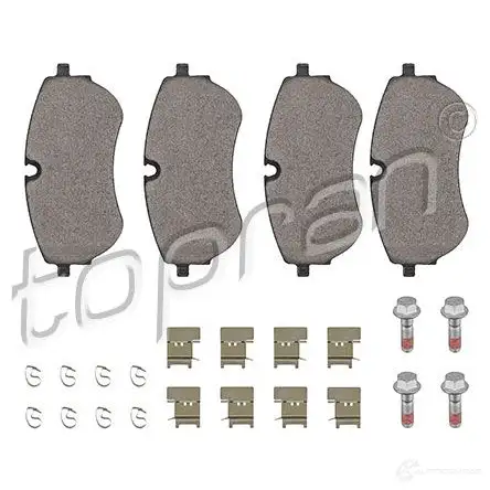 Тормозные колодки, комплект TOPRAN 1437929527 117432 XQJ SNT