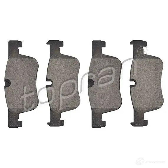 Тормозные колодки, комплект TOPRAN 502645 1194171885 25507 255 06 изображение 0
