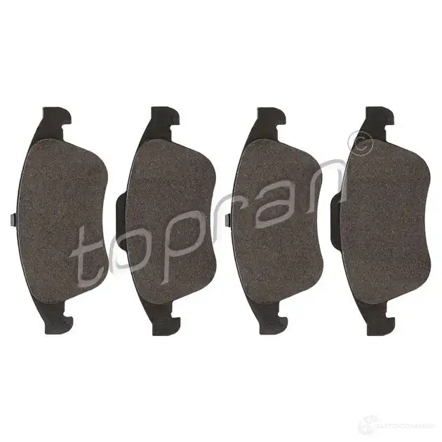 Тормозные колодки, комплект TOPRAN 700801 2447719 QD3 MSS