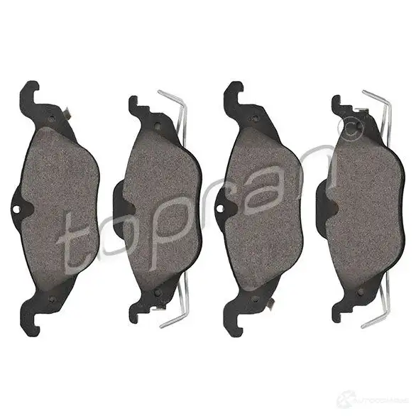 Тормозные колодки, комплект TOPRAN 208499 1437929552 S4MZN B