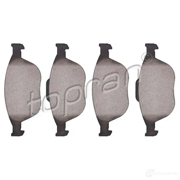 Тормозные колодки, комплект TOPRAN 302050 23441 2442317 2 3440 изображение 0