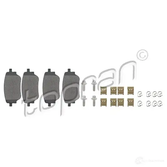 Тормозные колодки, комплект TOPRAN N 6IGT 624511 1438502941