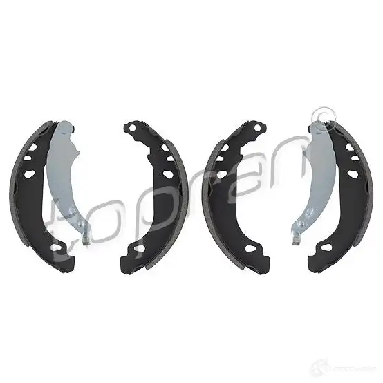 Барабанные тормозные колодки, комплект TOPRAN 720372 2448398 RJBEW GV