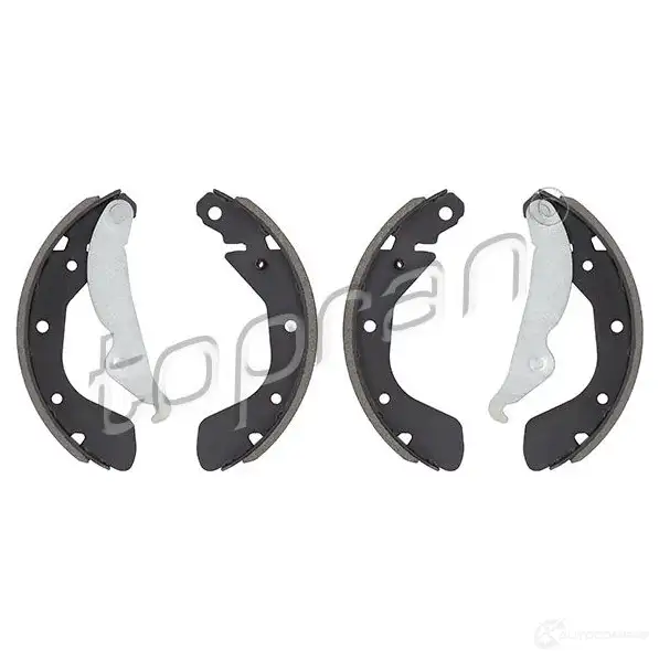 Барабанные тормозные колодки, комплект TOPRAN 2440052 QG KMD 202459
