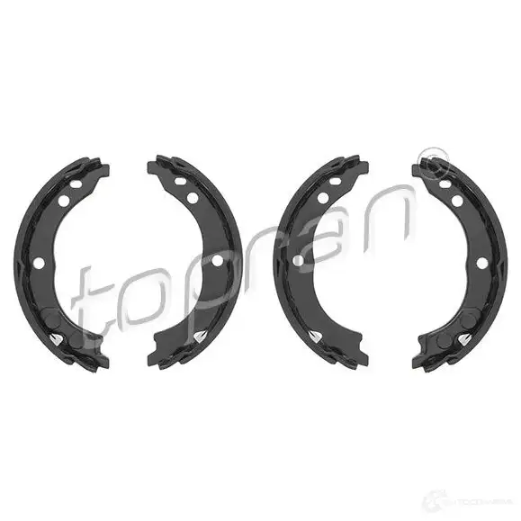 Тормозные колодки ручника, комплект TOPRAN 720371 2448397 Z8BXB Z