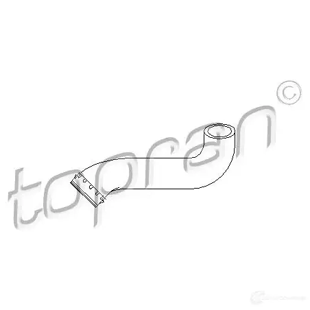 Патрубок интеркулера TOPRAN 111540 Y8YJ1B 6 2436999