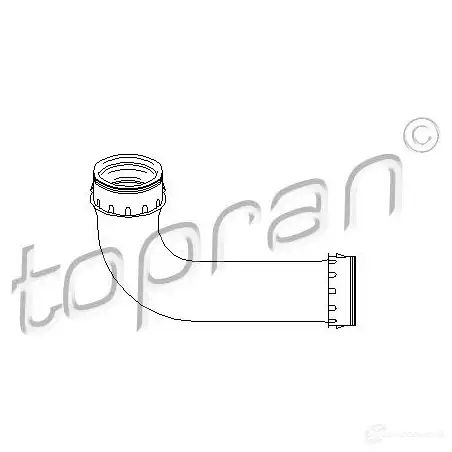 Патрубок интеркулера TOPRAN C 7JBY 2437000 111541
