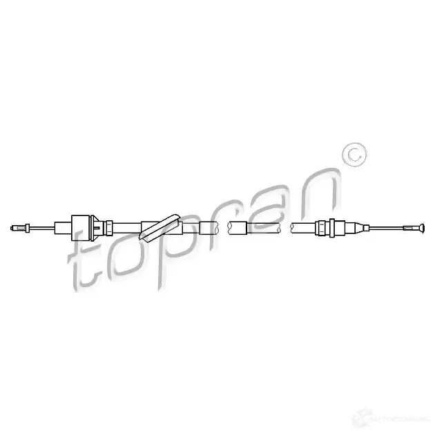 Трос сцепления TOPRAN CR OFI 2442525 302376
