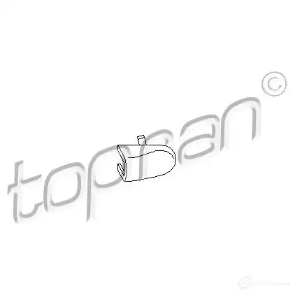 Крышка ручка двери TOPRAN 2435297 108868 WI78 VW изображение 4