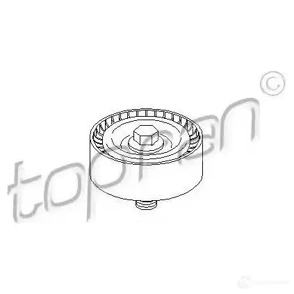 Обводной ролик ремня ГРМ TOPRAN 2449415 722418 D8N 1Z2