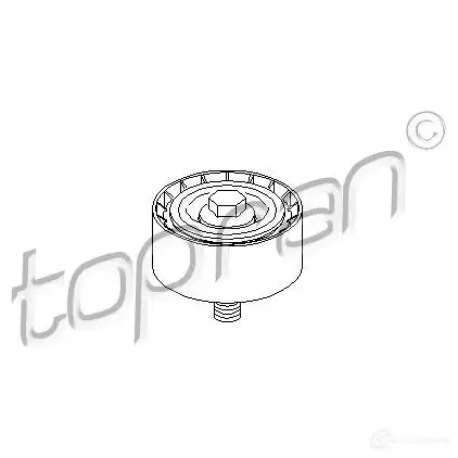 Обводной ролик приводного ремня TOPRAN EZF 2S 722417 2449414 изображение 0