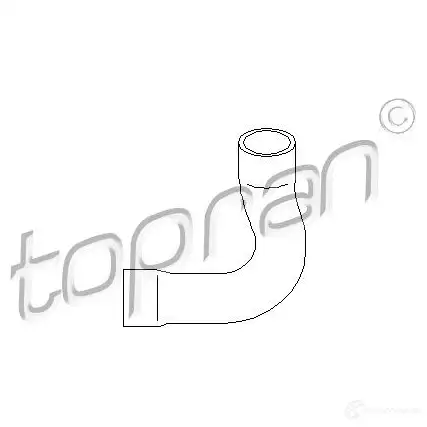 Ручка двери TOPRAN LUQW 6 2449060 721737