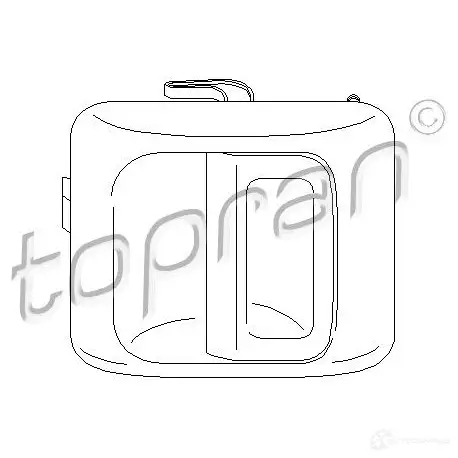 Ручка двери TOPRAN 2449057 721733 NHIJ IXG