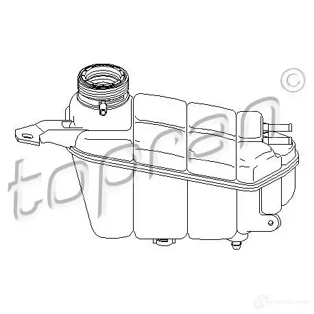 Расширительный бачок TOPRAN 400893 2443697 98 ZH5Z9 изображение 0