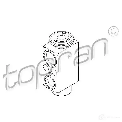 Расширительный клапан кондиционера TOPRAN TKX4G F 501547 2446109 изображение 0