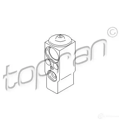 Расширительный клапан кондиционера TOPRAN 2443914 M2 006 401271 изображение 0