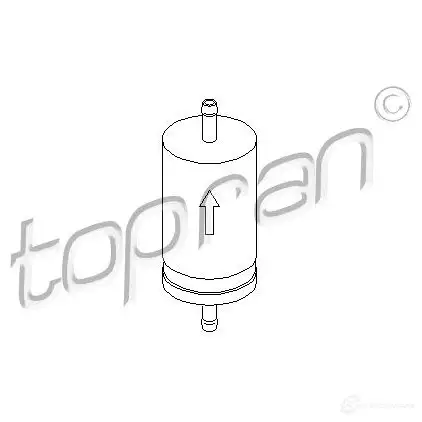 Топливный фильтр TOPRAN 103993 2434242 YZ 7A65 изображение 0