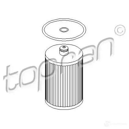 Топливный фильтр TOPRAN 2436721 111167 XF 6WT изображение 0