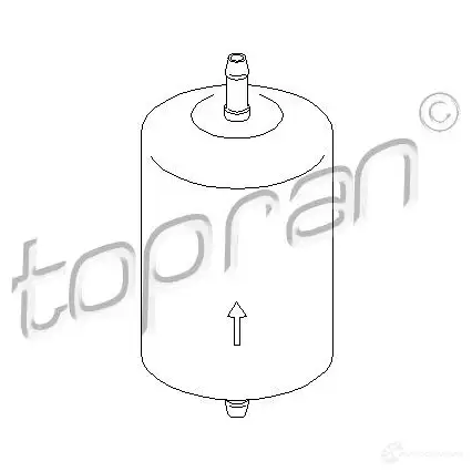 Топливный фильтр TOPRAN TQZ 6Z 2443787 401032 изображение 0