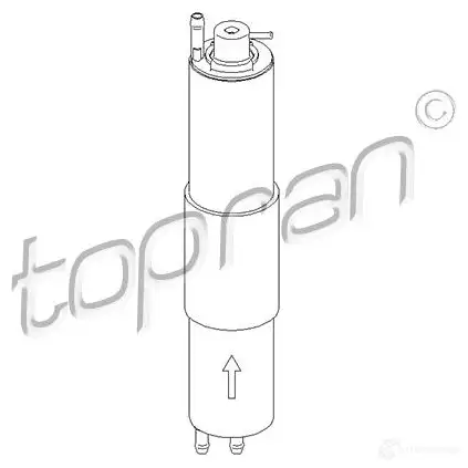 Топливный фильтр TOPRAN 2445535 500740 Q XYEC5Q изображение 0