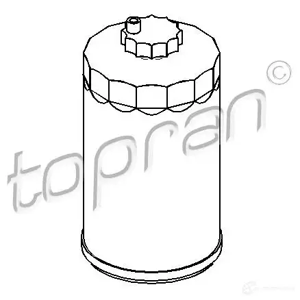 Топливный фильтр TOPRAN 721018 2448646 RW3J2 Q изображение 0