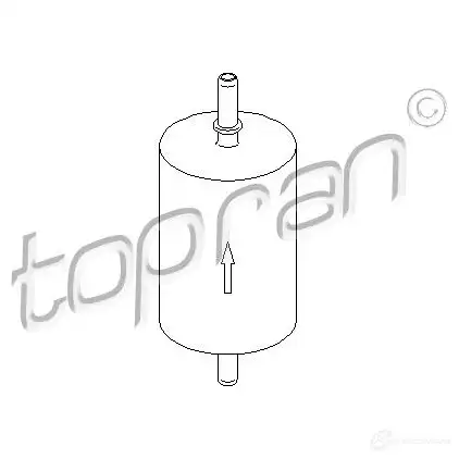 Топливный фильтр TOPRAN 2440863 URR0 5 207024 изображение 0