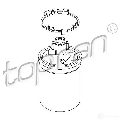 Топливный фильтр TOPRAN HD UP7I 2436722 111168
