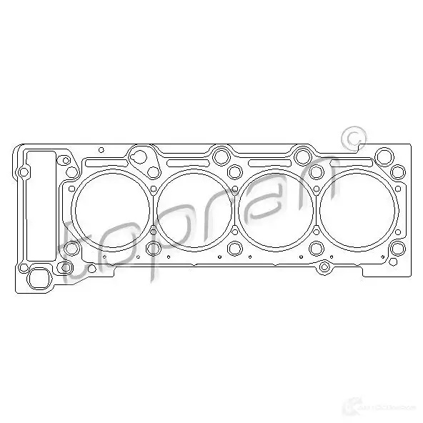 Прокладка ГБЦ, головки блока цилиндров TOPRAN 401453 G4O9 M5 1437843007 изображение 0